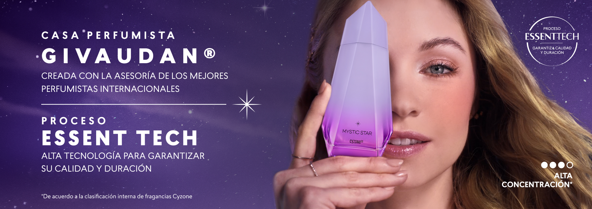 perfume para mujer mystic star cyzone