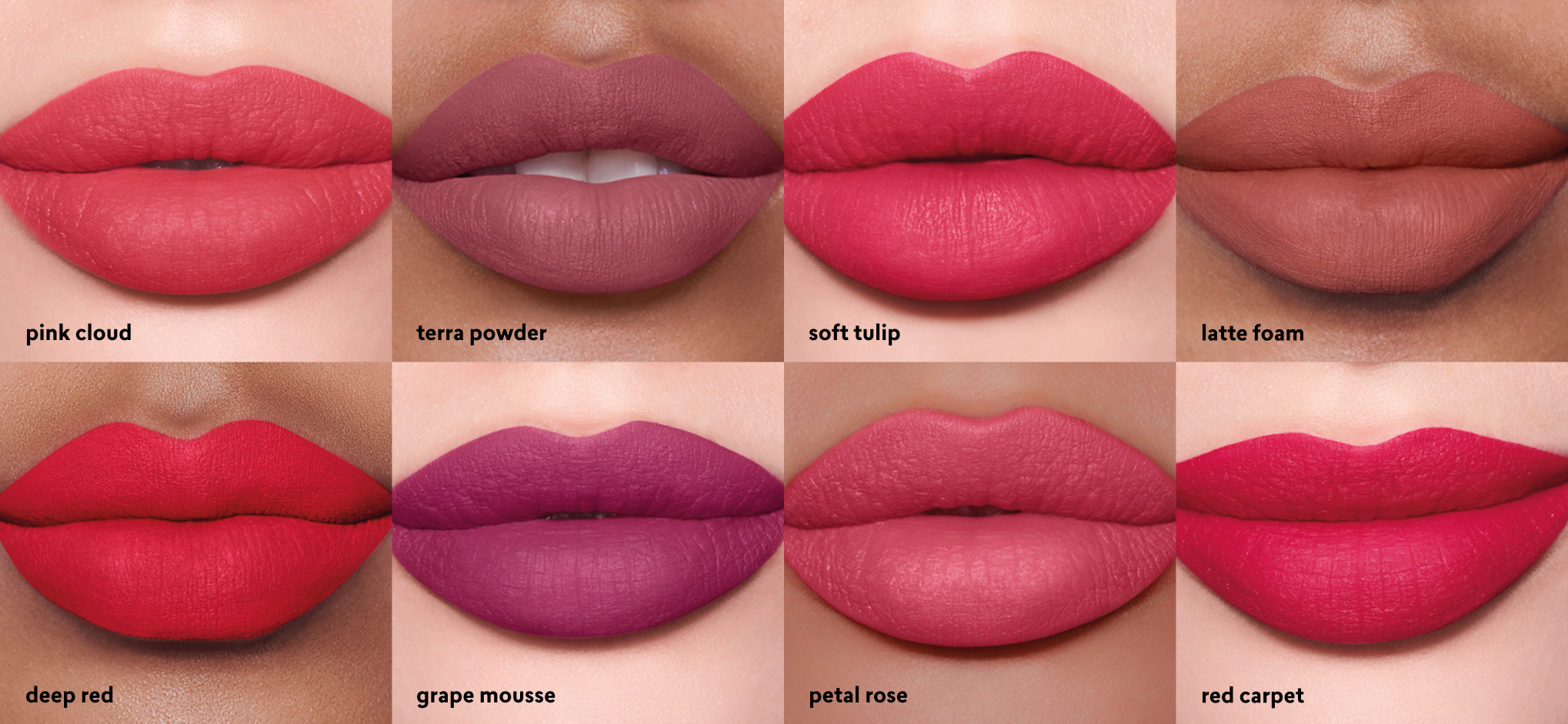 maquillaje con labios rojos Velvet Lips Cyzone