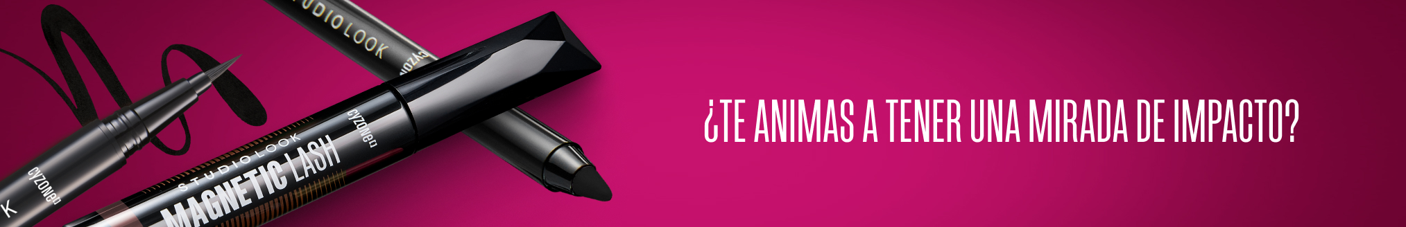 Maquillaje colorido para ojos studio look