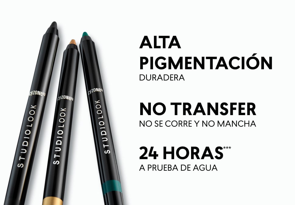 delineador de colores de larga duracion