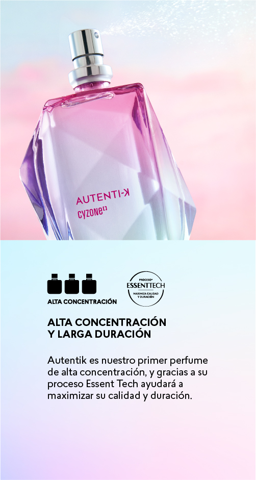  Perfume de mujer Autentik de alta concentración que resalta la feminidad