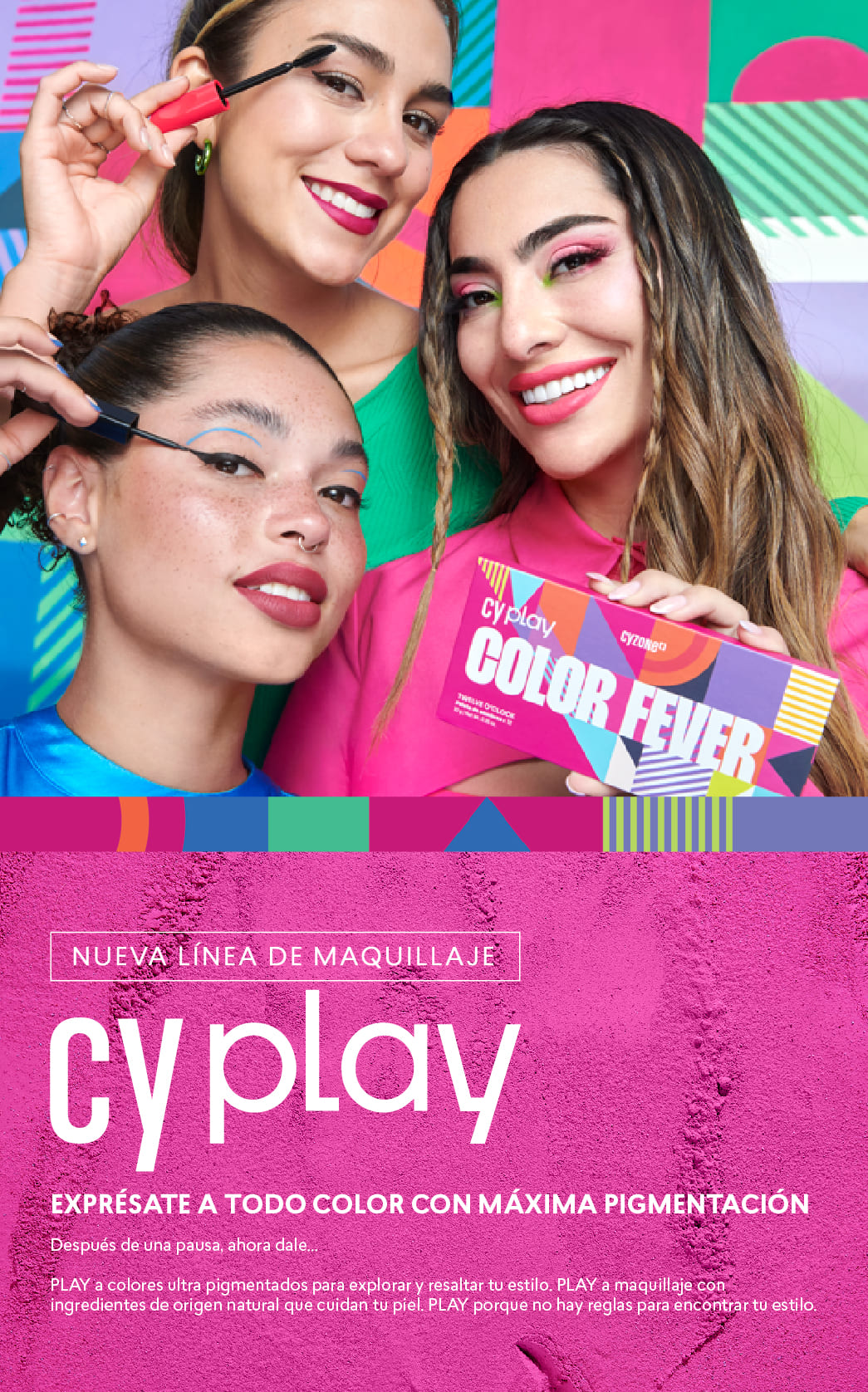 Linea de maquillaje Cyplay de Cyzone
