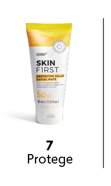 Protege: Bloqueador solar facial Skin First 