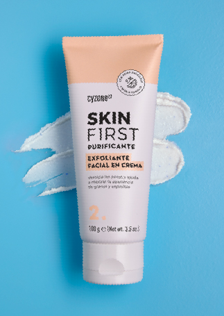 Exfoliante facial en crema que destapa poros Skin First
