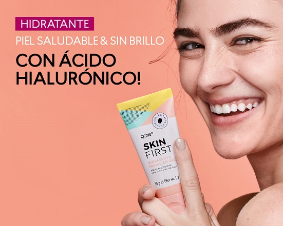 Crema facial hidratante con ácido hialuronico Skin First