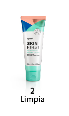 Limpia: Gel limpiador facial Skin First