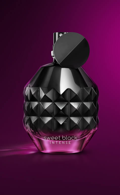 Perfume de vainilla para mujer de alta concentración sweet black intense cyzone