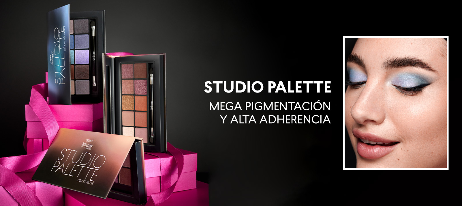 Studio Palette de Cyzone: Una paleta de maquillaje con 10 sombras imprescindibles. 