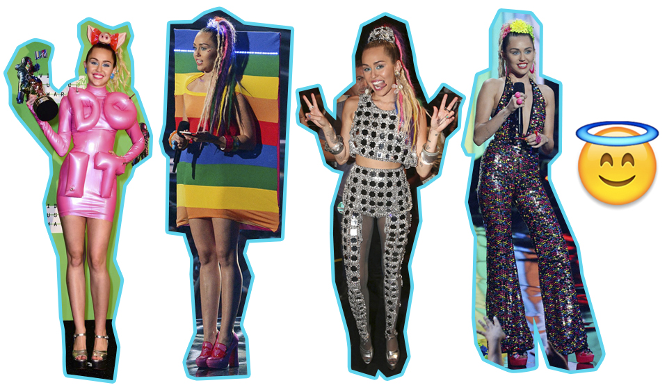 VMAs: Los looks de Miley Cyrus