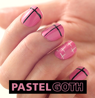 Uñas Pastel Goth: Al estilo de Lau de NAMH