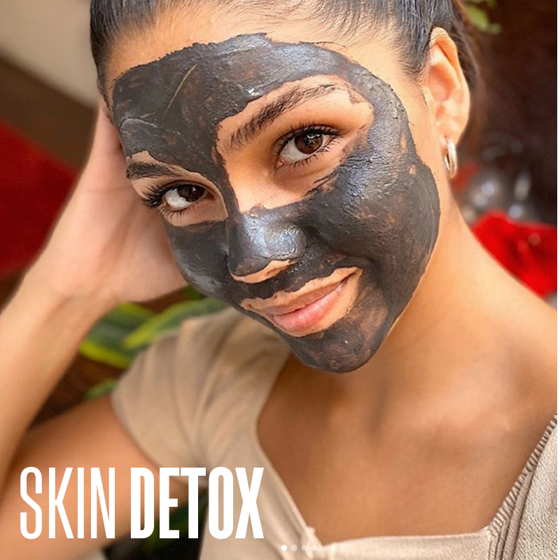 Mascarilla facial de arcilla de ghassoul marroquí y tratamiento para el  cuidado de la piel, máscara de barro antiedad para piel grasa y seca, para