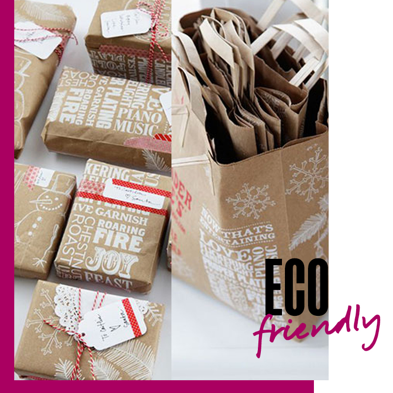 Envolturas de regalos de navidad - Regalo Eco friendly | Fuente: Google Images