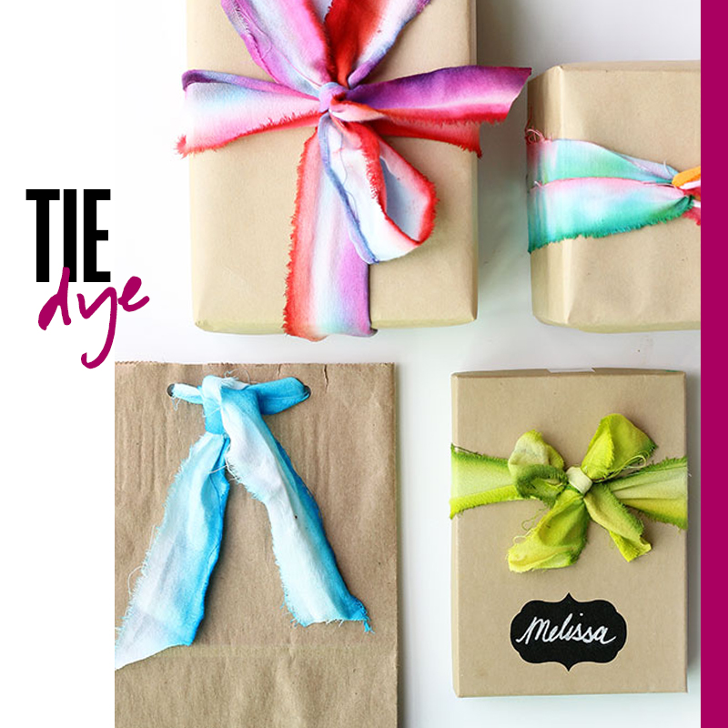 Envolturas de regalos de navidad - Regalo Tie Dye | Fuente: Google Images