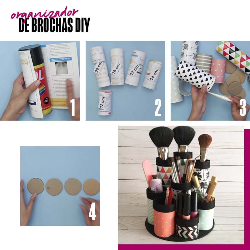 5 organizadores de maquillaje DIY para hacer en casa | Blog Cyzone